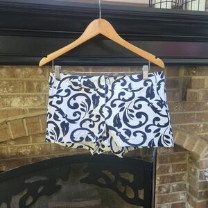 Willi Smith Cotton Black and White Shorts